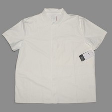 Nike 24.7 PerfectStretch Dri-FIT Snap Button Shirt Sail Mens Medium picture