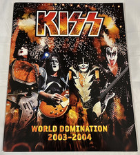 KISS WORLD DOMINATION Tourbook Program 2003-2004 Live World Tour 11X14 Gene Paul picture