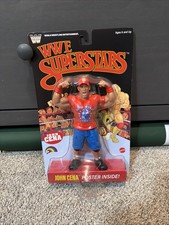 LJN WWE Wrestling Superstars John Cena Figure Black Card Signed Target Exclusive picture