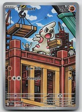 Timburr 125/086 Holo Illustration Rare Black Bolt Pokemon Near Mint picture