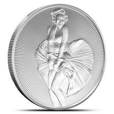1 oz Marilyn Monroe Silver Round (New) picture