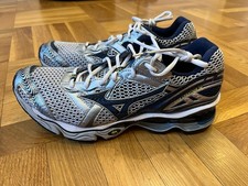 Mizuno Wave Creation 12 Silver Blue Running Men's Size 9.5 picture