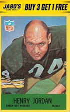 1967 Philadelphia #78 Henry Jordan Vintage Football Card picture
