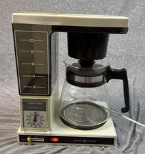 Vintage General Electric GE Brew Starter Analog Clock Drip Coffee Maker WORKS picture