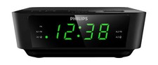 Philips Digital Alarm Clock FM Radio AJ3116M/37 Tested Working. picture