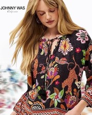 NWT Johnny Was Margot Blouse in Maxima – Size Large ✨ picture