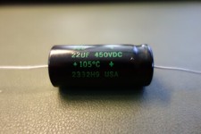 BMI 30D 22 Uf Mfd  450V 105 Deg C Axial Capacitor Tube Audio Amplifier USA Made picture