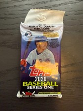 NEW 2020 Topps Series 1 Jumbo Retail FAT Pack SEALED 34 cards picture