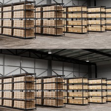 WORKPRO 10-Pack 5-Tier Metal Storage Shelving Unit Heavy Duty Shelf for Warehous picture