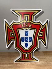 Portugal Portuguese 3D Crest Sign Logo Self Standing Shelf Art Futbol Gift picture