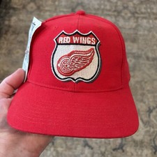 Vintage The Game Detroit Red Wings Hat Snapback Rare NHL Official Hockey NWT picture