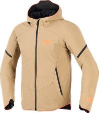 ALPINESTARS - Aeroshell Jacket Dark Khaki/Black/Orange Md | 3200226-8038-M picture