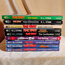 R.L. Stine Fear Street Paperback Lot of 9 Scholastic 1990s YA Horror Set picture