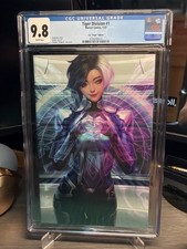 💫Tiger Division 1 Virgin 1:100 Stanley Artgerm Lau Marvel Comics 2023 CGC 9.8 picture