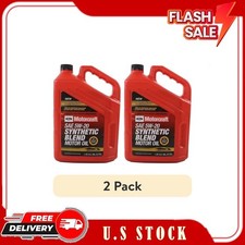 (2 pack) Motorcraft Synthetic Blend Motor Oil 5W-20, 5-Quart Jug picture