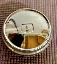 1950 Studebaker Champion Horn Button Twist Lock Style 526759 Nice Chrome picture