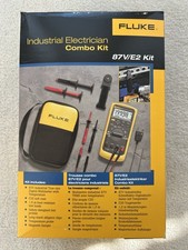 New In Box - Fluke 87V E2 Industrial True RMS Digital Multimeter Combo Kit picture