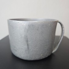 Rare Wagner Ware Cast Aluminum Cup Mug Stylized Logo 1920s 1930s Antique VTG picture