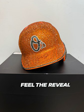 Signed Cal Ripken Jr Swarovski crystal authentic batting helmet picture