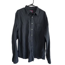 Untuckit Sherwood Long Sleeve Button Front Shirt Mens Size XL 100% Cotton EUC picture