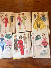 McCall's & Simplicity Vintage Original Women's Dress Patterns  picture