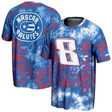 Kyle Fan Busch #8 Nascar Car Racing T-shirt All Over Printed Full Size Fast Ship picture
