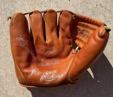 Vintage Baseball Glove Martin Marion Rawlings G600 Mister Shortstop LHT picture