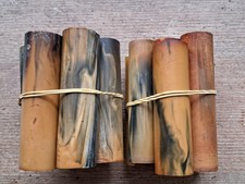 Vintage Bakelite Rods Catalin Rods Faturan Rods 40-50s. Weight 772 grams picture