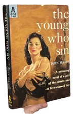 Vintage 1958 The Young Who Sin, John Haase, GGA Sleaze Prostitute Avon PB HV picture