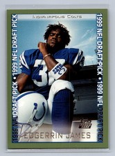 1999 Topps #339 Edgerrin James Football Indianapolis Colts picture