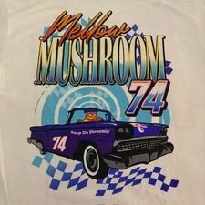 NWOT Mellow Mushroom Keep on Shroomin 1974 Crew LONG SLEEVE LARGE T-Shirt picture