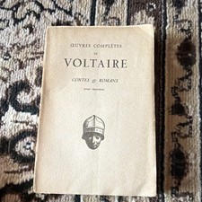 Voltaire Oeuvres Completes Contes & Romans Tome III Paris 1930 French Ltd picture