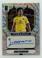 Juan Cuadrado 2026 Prizm World Cup Penmanship Silver Wave Auto Colombia P-JC picture