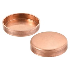MECCANIXITY Copper End Cap Pipe Fitting Sweat Plug Connection 45mm, picture