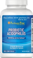 Puritan's Pride Probiotic Acidophilus - 250 Capsules picture