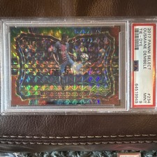 2017-18 PANINI SELECT FIELD LEVEL 234 OUSMANE DEMBELE TIE-DYE PRIZM /30 PSA 9 picture