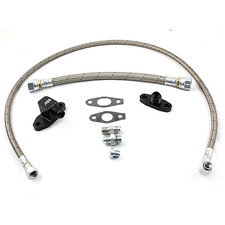 Duramax S400 Valley Mount Turbo Oil Line Kit 2001-2010 picture