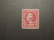 US Stamp  Scott # 579 1923 2c Washington, Carmine, Perf 11x 10  XF picture