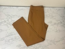 89th & Madison Light Brown Stretch Comfort Waist Pants Womens PM Pull On Y picture
