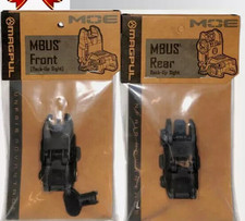New Front and Rear New Generation Back Up Sight Set in Sleek Black Finish picture