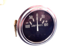VINTAGE 828012 STEWART WARNER 100 AMP AMPERES GAUGE NOS NEW picture