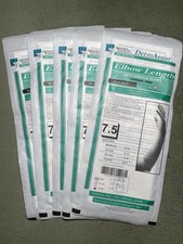 DermAssist Elbow Length Latex Surgical Gloves, 5 Pairs, Size 7.5 picture