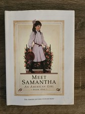 Vintage 1986 Meet Samantha Hardcover Book One Pleasant Company INTACT POSTCARD picture