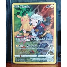 Pokemon Pikachu TG05/TG30 Lost Origin Trainer Gallery Full Art Holo Card NM picture