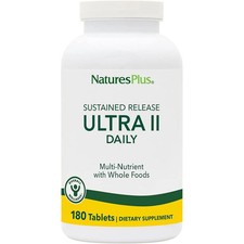 Natures Plus Ultra II Daily 180 Tablets Multivitamin Whole Foods Nature's Plus picture