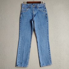 Carhartt Jeans Mens 29x30 Blue Denim Straight Traditional Fit Workwear B18 STW picture