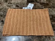 Billabong Women's Smocked Tube Top Size Large Toffe Brown $39.99 100% Cotton picture