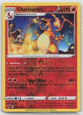 Vivid Voltage Charizard 025/185 Rare Pokemon NM Ryuta Fuse picture
