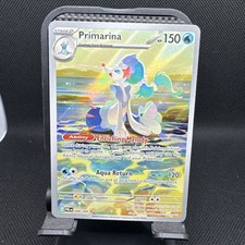 Primarina 088/084 Illustration Rare Pitch Black Pokemon Holo Near Mint picture