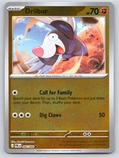 2026 POKEMON DRILBUR PITCH BLACK 046/084 REVERSE HOLO C NM A72443 FREE S&H picture